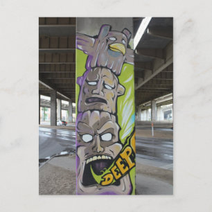 Deep Ellum Graffiti Artwork # 83 Postkarte