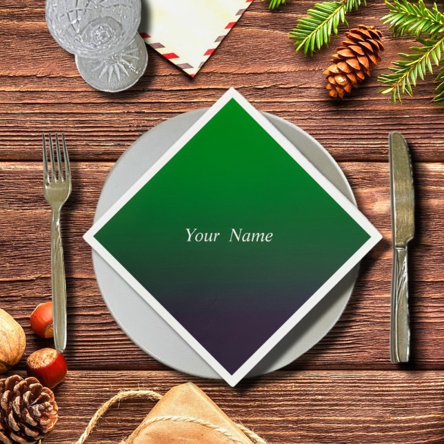 Deep Emeral gradient   Serviette (Von Creator hochgeladen)