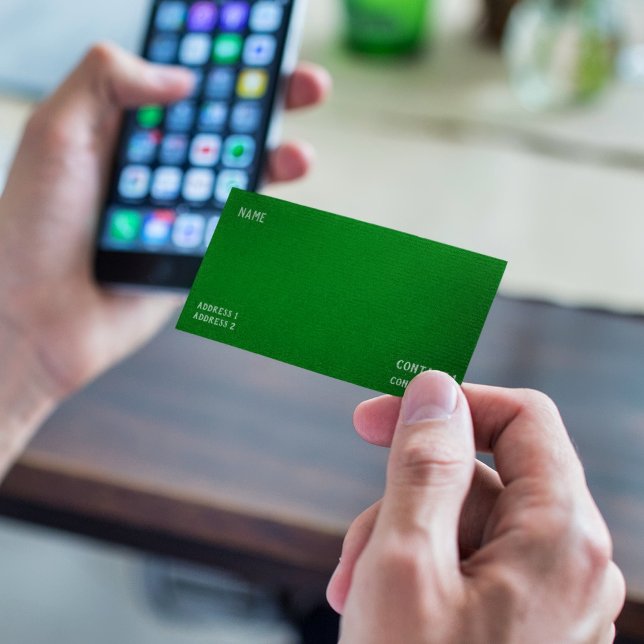 Deep Emerald Green Visitenkarte (Von Creator hochgeladen)