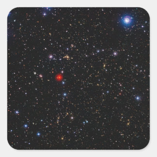 Deep Field Image Galaxy Supercluster Abell 901 902 Quadratischer Aufkleber