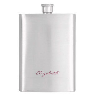* Deep Fuchsia Signature Personalisiert Flachmann