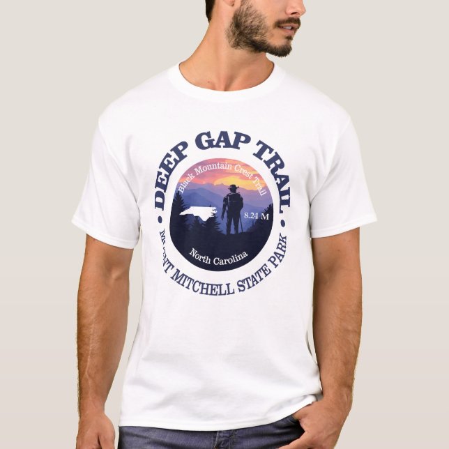 Deep Gap Trail (rd2) T-Shirt (Vorderseite)
