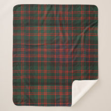Deep Green und Red Tartan