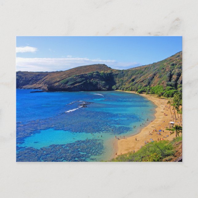 Deep Hanauma Bay 3, Honolulu, Oahu, Hawaii Inland Postkarte (Vorderseite)
