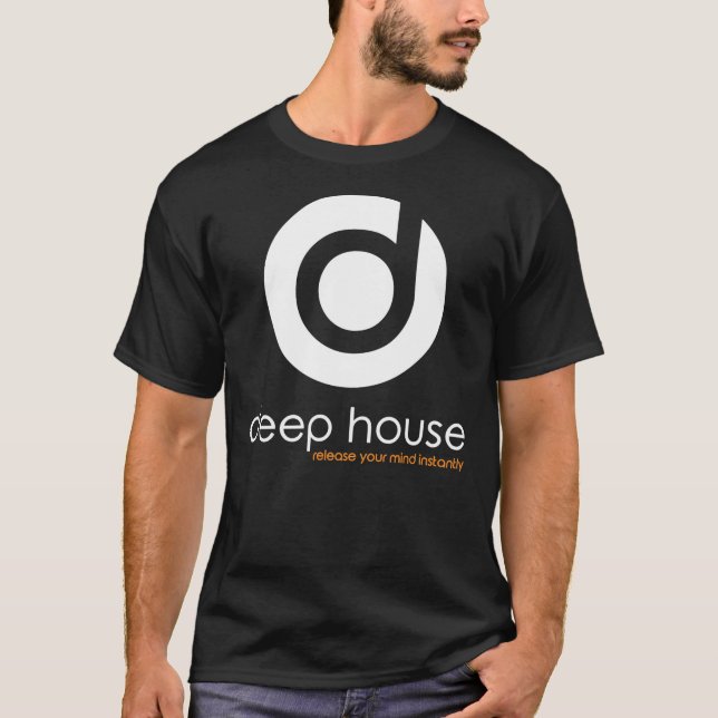 Deep House Music DJ T-Shirt (Vorderseite)