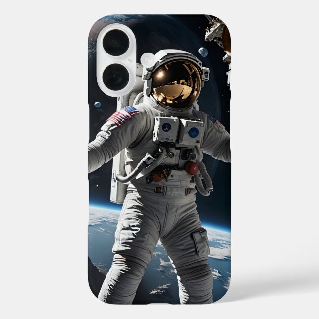 "Deep in Space" 8K 3D Ultra HD iPhone 16 Fall Hülle (Rückseite)
