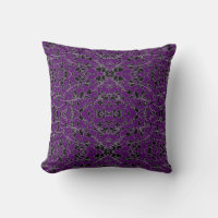 Deep Lila Boho Sheek Leaf