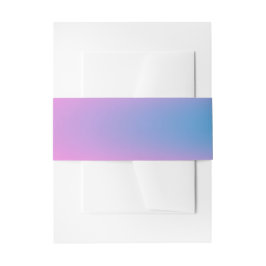 Deep Magenta Pink bis Rot & Blau Auric Ombre Einladungsbanderole