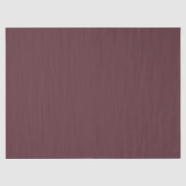 Deep Maroon Solid Color Seidenpapier