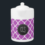 Deep Mauve Quatrefoil; Retro Chalkboard-Look<br><div class="desc">Sie werden dieses niedliche,  elegante,  Vintage Chalkboard-Design mit Deep Mauve Quatrefoil Design Liebe geben! Wir laden Sie ein,  in unserem Shop,  Baby Shower Boutique,  dieses coole Retro-Blackboard-Design auf vielen anderen großartigen individuell anpassbaren Produkten,  einschließlich Retro Baby Duwer Einladungen und Baby & Girl Geschenke! Vielen Dank!</div>