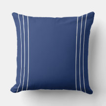 Deep Navy Blau mit dünnen weißen Streifen