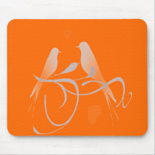 Deep Orange Mousepad
