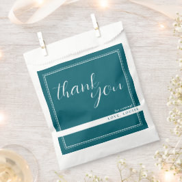 Deep Petrol Vielen Dank für die Taschen Geschenktütchen