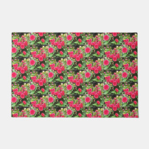 Deep Pink Dahlias Door Mat Fußmatte