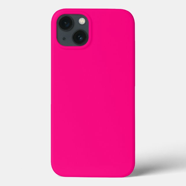 Deep Pink Fuchsia Fuschia Hot Pink Magenta Rose Case-Mate iPhone Hülle (Rückseite)