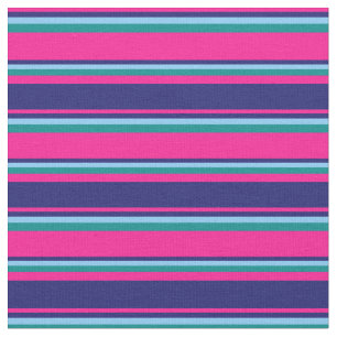 Deep Pink, Midnight Blue, Light Sky Blue & Cycle Stoff