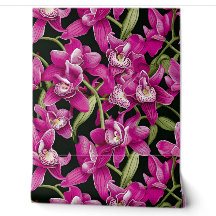 Deep Pink Orchids: Franz Bauer Style