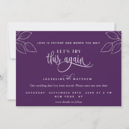 Deep Purple, Let's Try This Again, Love is Patient Save The Date