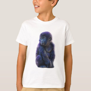 Deep Purple Primate Portrait T-Shirt