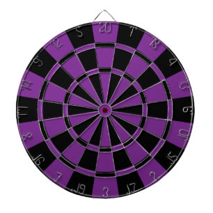 Deep Purple und Schwarzes Dartscheibe