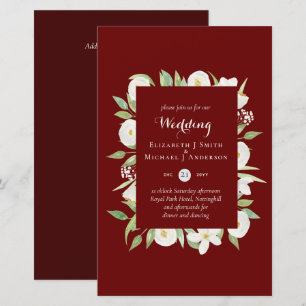 Deep Red Magnolia Budget Wedites A9