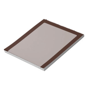 Deep Rich Brown Dekoration individuell anpassbar Notizblock