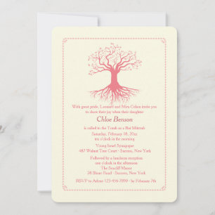 Deep Rooted Bat Mitzvah Einladung