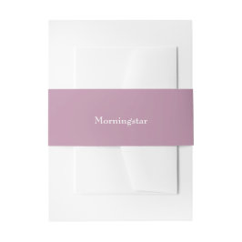 Deep Rose Wedding Einladung Bauchband Einladungsbanderole
