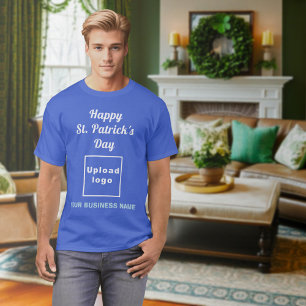 Deep Royal Blue St. Patrick's Day Business T-Shirt