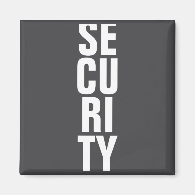 Deep Royal Blue Template Womens Security _1  Magnet (Vorne)