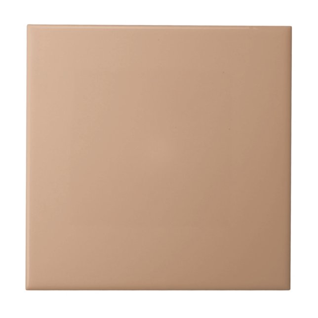 Deep Sandy Beige Apricot Caramel Cafe Au Lait Fliese (Vorderseite)