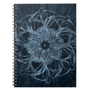 Deep Sea Blue Mandala Notebook Notizblock
