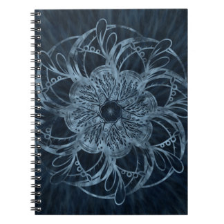 Deep Sea Blue Mandala Notebook Notizblock