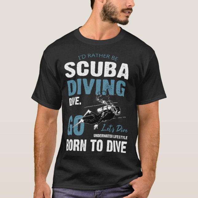 Deep Sea Diving Float Sea Diving T-Shirt (Vorderseite)
