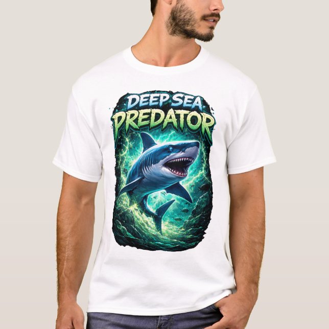 Deep sea predator shark T-Shirt (Vorderseite)