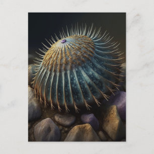 Deep Sea Urchin Ankündigungspostkarte