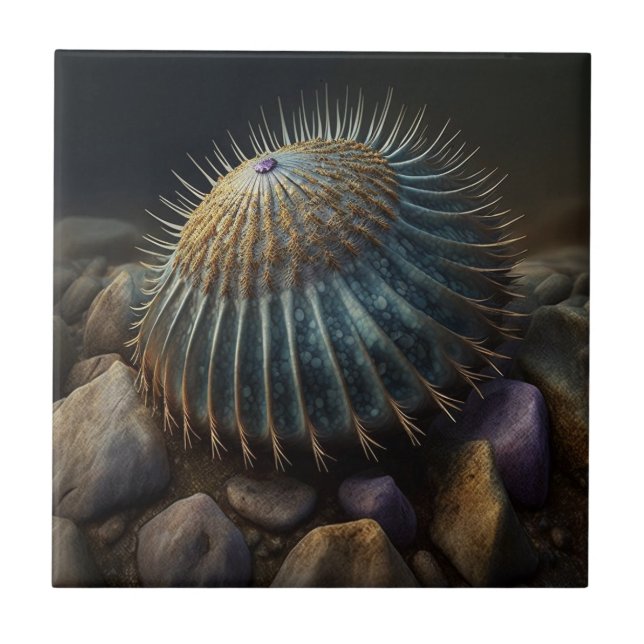 Deep Sea Urchin Fliese (Vorderseite)