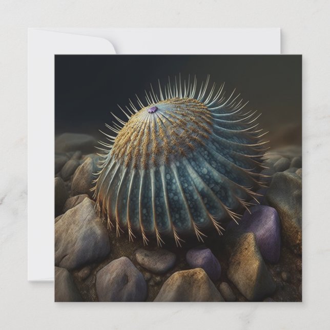 Deep Sea Urchin Karte (Vorderseite)