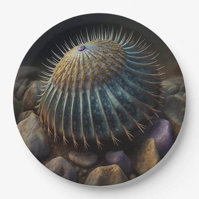 Deep Sea Urchin Pappteller (Vorderseite)