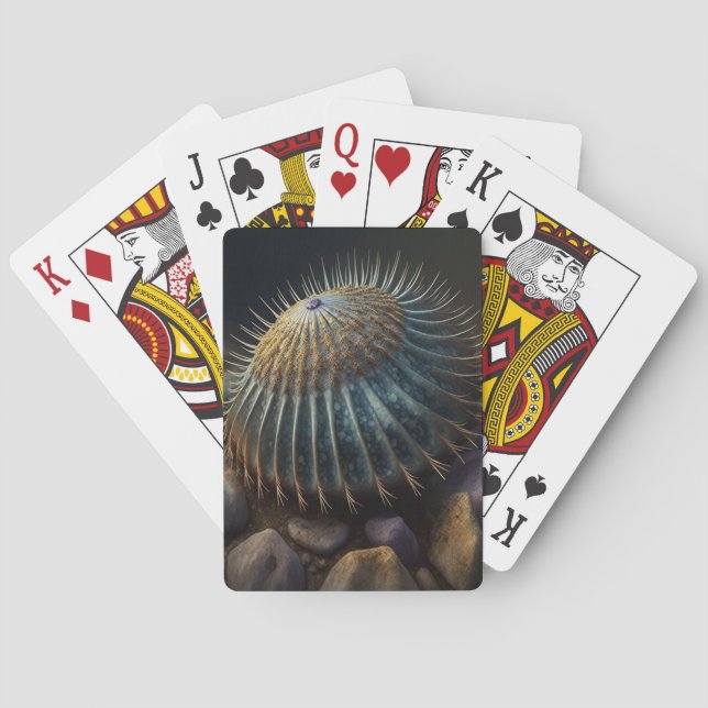 Deep Sea Urchin Spielkarten (Rückseite)