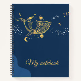 Deep Sea Whales Notebook – Ocean Depths Journal Notizbuch