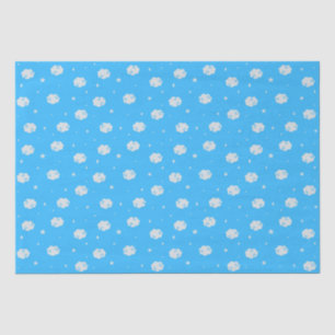 Deep Sky Blue - im Wolkengeflecht Seidenpapier