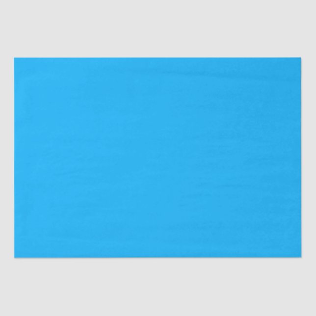 Deep Sky Blue Seidenpapier (Vorderseite)