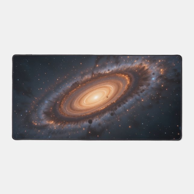 Deep Space Darke and Tranquility Desk Mat - Wellne Schreibtischunterlage (Vorderseite)