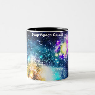 Deep Space Galaxy Zweifarbige Tasse