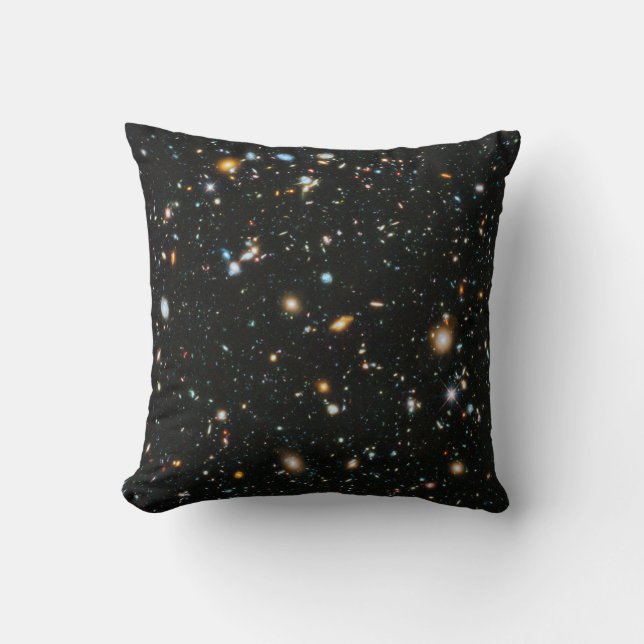 Deep Space Stars und Galaxien Kissen (Vorderseite)