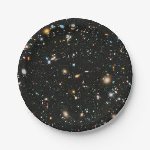 Deep Space Stars und Galaxien Pappteller