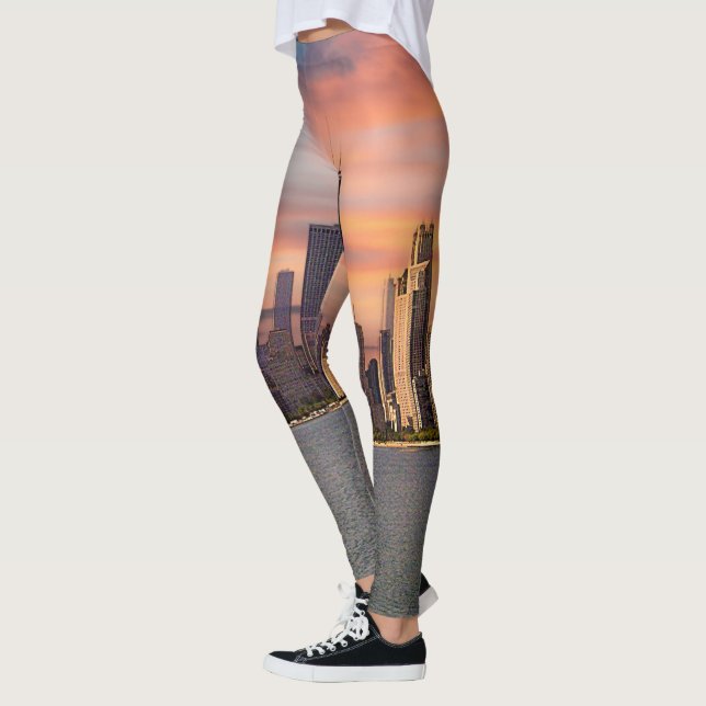 Deep Sunset Chicago Leggings (Links)