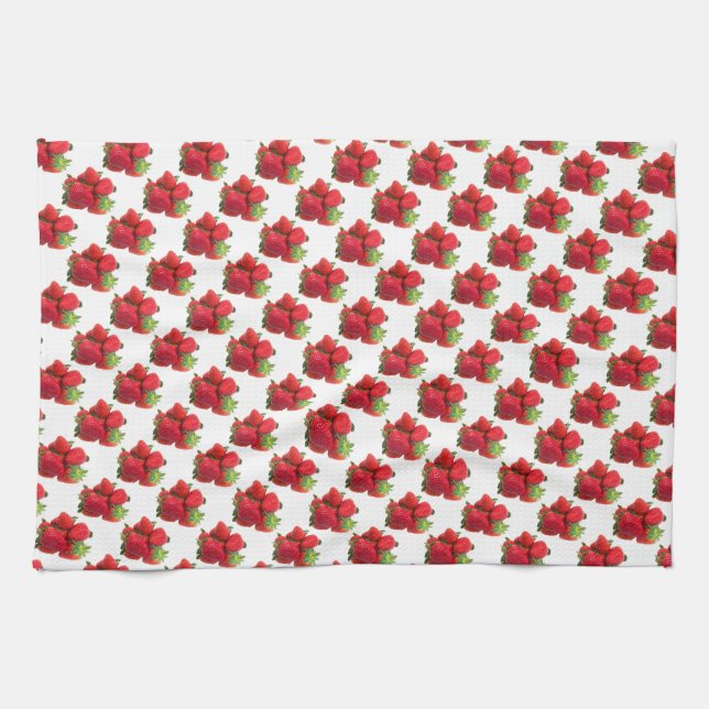Deep Traum Erdbeeren Image Handtuch (Horizontal)