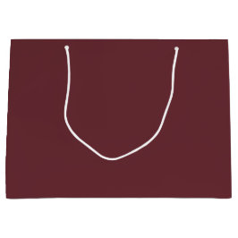 Deep Wine Red Solid Color Große Geschenktüte